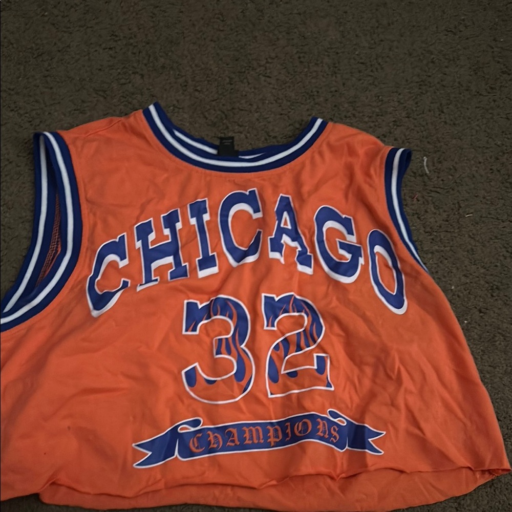 Chicago Champions Orange Jersey Tank